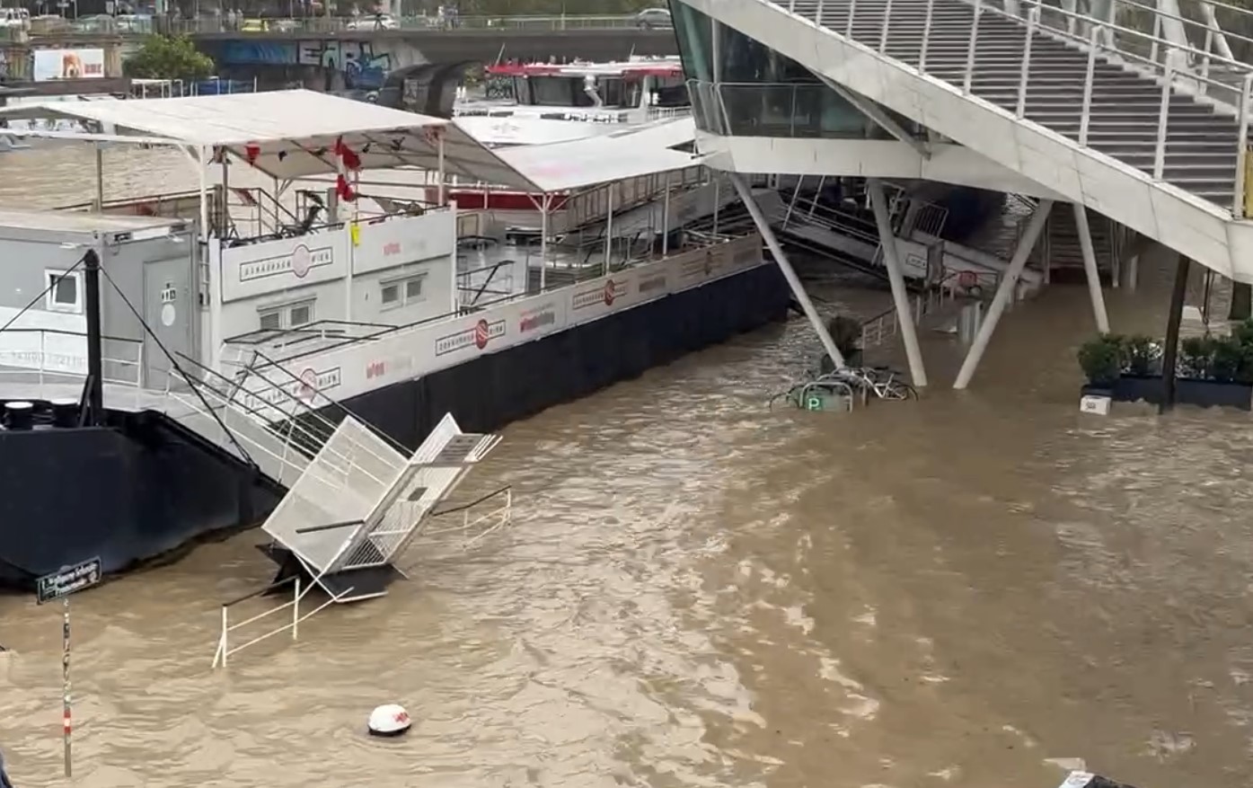 Donaukanal Hochwasser 2024