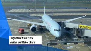 Flughafen Wien Passagiere 2024 Rekordkurs